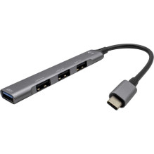 I-Tec C31HUBMETALMINI4 Silver