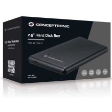 Conceptronic HDE02B 2,5" SATA USB 3.2 Juoda Conceptronic HDE02B 2,5" SATA USB 3.2 Juoda