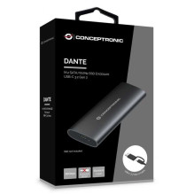 Conceptronic DANTE04B M.2 / SATA USB 3.2 Juoda Conceptronic DANTE04B M.2 / SATA USB 3.2 Juoda