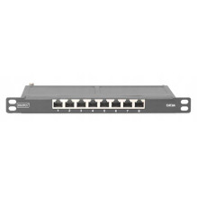 DIGITUS Patch Panel Cat6a 8-port juoda