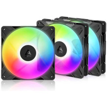 Arctic P14 Pro A-RGB 140 mm korpuso ventiliatoriai, 3 vnt., juodi