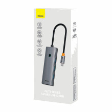 „Baseus UltraJoy“ USB šakotuvas, pilkas, 1xHDMI + 4xUSB 3.0 „Baseus UltraJoy“ USB šakotuvas, pilkas, 1xHDMI + 4xUSB 3.0
