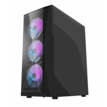„DarkFlash DK352 Plus“ juodas + 4 ventiliatoriai „DarkFlash DK352 Plus“ juodas + 4 ventiliatoriai