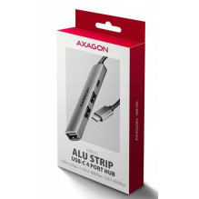 Axagon Hub HUE-STC Alu Strip USB-C Axagon Hub HUE-STC Alu Strip USB-C