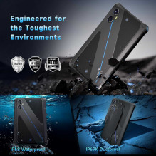 „Oukitel RT3 Plus“ 8 colių 4 GB 128 GB 4G juodas / mėlynas „Oukitel RT3 Plus“ 8 colių 4 GB 128 GB 4G juodas / mėlynas