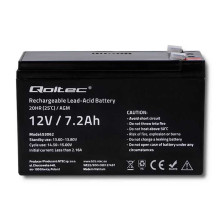 Qoltec 53062 AGM baterija 12V 7.2Ah Qoltec 53062 AGM baterija 12V 7.2Ah