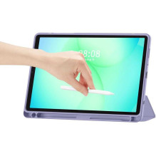 Tech-Protect SC Pen Hybrid Galaxy Tab A9, A11 8,7 colio violetinis marmuras Tech-Protect SC Pen Hybrid Galaxy Tab A9, A11 8,7 colio violetinis marmuras