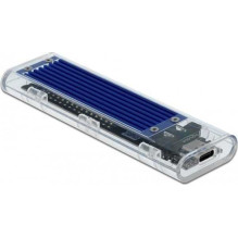 DELOCK išorinis korpusas M.2 USB 3.1 skaidrus