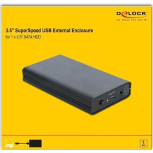 DELOCK SuperSpeed 3.5" SATA USB 3.2 juodas 42612 DELOCK SuperSpeed 3.5" SATA USB 3.2 juodas 42612