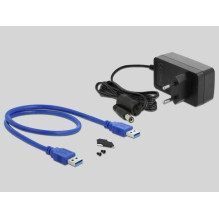 DELOCK SuperSpeed 3.5" SATA USB 3.2 juodas 42612 DELOCK SuperSpeed 3.5" SATA USB 3.2 juodas 42612