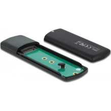 DELOCK išorinis USB C tipo kombinuotas korpusas M.2 USB 3.2 juodas 42633 DELOCK išorinis USB C tipo kombinuotas korpusas M.2 USB 3.2 juodas 42633