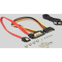 DELOCK mobilus stovas 2,5 colio SATA / SAS juodas 47228 DELOCK mobilus stovas 2,5 colio SATA / SAS juodas 47228