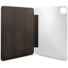 Karl Lagerfeld metalinis Saffiano dėklas iPad Pro 11" 2021, juodas Karl Lagerfeld metalinis Saffiano dėklas iPad Pro 11" 2021, juodas
