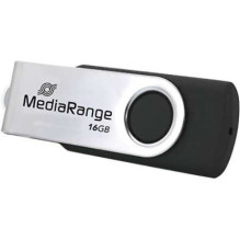 MediaRange 16GB MR1951 USB-C 3.2 Black / Silver MediaRange 16GB MR1951 USB-C 3.2 Black / Silver
