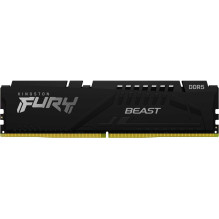Kingston Fury Beast Juoda 2x32GB DDR5 6000MHZ DIMM KF560C36BBE2K2-64