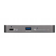 OWC „Thunderbolt 4“ šakotuvas, juodas / pilkas OWC „Thunderbolt 4“ šakotuvas, juodas / pilkas