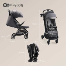 Kinderkraft NUBI 2 Smėlio smėlio spalvos Kinderkraft NUBI 2 Smėlio smėlio spalvos