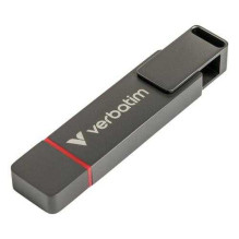 „Verbatim“ 1 TB dvigubas „QuickStick“ USB 3.2, sidabrinis