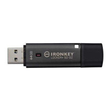 Kingston 64GB IronKey Plus 50 G2 USB-A Black