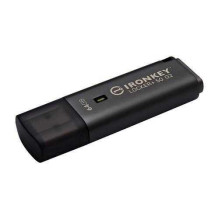 Kingston 64GB „IronKey Plus 50“ G2 USB-A, juodas Kingston 64GB „IronKey Plus 50“ G2 USB-A, juodas