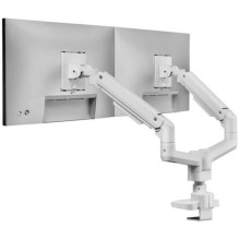 EQUIP 650183 17"-35" Heavy-Duty Dual Monitor Desk Mount Bracket, White