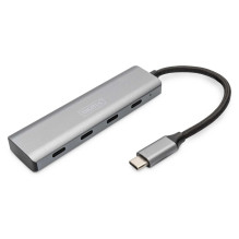 DIGITUS USB-C 3.1 šakotuvas, pilkas DIGITUS USB-C 3.1 šakotuvas, pilkas