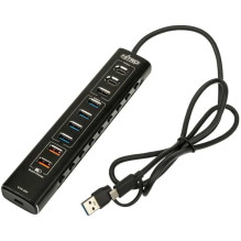 NITRO CONCEPTS UH1 10-Port Hibridinis USB 3.2 NITRO CONCEPTS UH1 10-Port Hibridinis USB 3.2