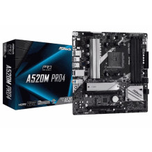 Asrock A520M Pro4 juodas Asrock A520M Pro4 juodas