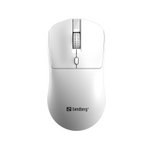 Sandberg 331-05 belaidė pelė, taupanti energiją, balta, kairė + dešinė, USB-A