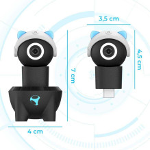 Subsonic „Playcam 1080“ 2in1 HD mini kamera, skirta Nintendo komutatoriui Blue