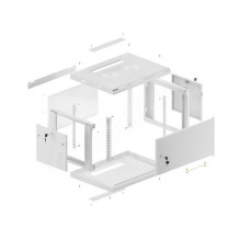 Lanberg WF01-6406-00S 19 colių 6U Pilka Lanberg WF01-6406-00S 19 colių 6U Pilka