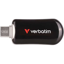 Verbatim 128GB USB-C 3.2 Gen 1 Plectra 30225 Black Verbatim 128GB USB-C 3.2 Gen 1 Plectra 30225 Black