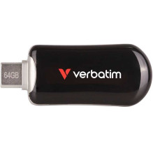 Verbatim 64GB USB-C 3.2 Gen 1 Plectra 30224 Black Verbatim 64GB USB-C 3.2 Gen 1 Plectra 30224 Black