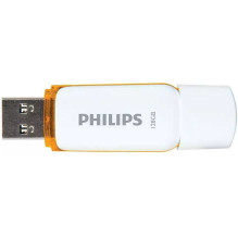 „Philips“ 128 GB USB 2.0 „Snow Edition“ – oranžinė, saulėtekio oranžinė FM12FD70B / 00