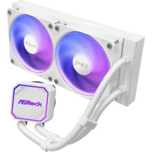 Asrock Pro baltas 240 ARGB 120 mm procesoriaus aušintuvas 90-APRA24-WAAGA6