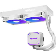 Asrock Pro baltas 240 ARGB 120 mm procesoriaus aušintuvas 90-APRA24-WAAGA6