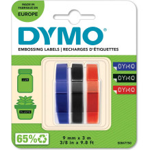 Dymo 3D embossed tape S0847750 3pcs Dymo 3D embossed tape S0847750 3pcs