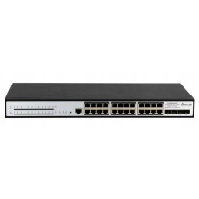 Extralink Switch PoE 24x PORT PoE Chiron Pro SFP+ L3 370W