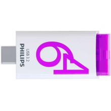 Philips 64GB USB-C 3.2 Click White / Purple FM64FD175B / 00