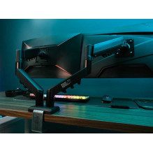 Tracer Dvigubas „Armflex“ (max 32", 18 kg) monitoriaus laikiklis dviem monitoriams, juodas Tracer Dvigubas „Armflex“ (max 32", 18 kg) monitoriaus laikiklis dviem monitoriams, juodas