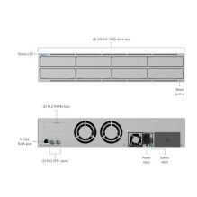 Ubiquiti UNAS-Pro-8 Pilka