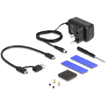 DELOCK korpusas M.2 / 2,5" SATA USB 3.2 juodas 42020 DELOCK korpusas M.2 / 2,5" SATA USB 3.2 juodas 42020