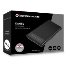 Conceptronic DANTE06B 2,5 colio SATA USB 3.2 juodas 130013207101 Conceptronic DANTE06B 2,5 colio SATA USB 3.2 juodas 130013207101