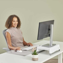 Fellowes 100142569 „Breyta“ delno ir riešo atrama, smėlio spalvos Fellowes 100142569 „Breyta“ delno ir riešo atrama, smėlio spalvos