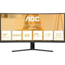 AOC CU34B3E 34 colių VA 21:9 išlenktas