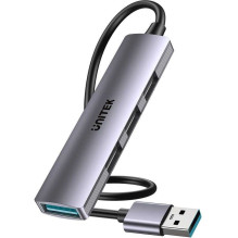 UNITEK H1208CGY01 USB-A 3X USB 2.0 + USB 3.0 5GBPS