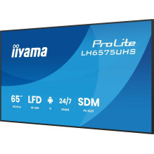Iiyama ProLite LH6575UHS-B2AG 65" IPS 16:9 Iiyama ProLite LH6575UHS-B2AG 65" IPS 16:9