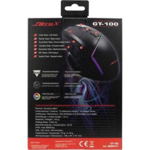 Inter-Tech Nitrox GT-100 RGB juodas Inter-Tech Nitrox GT-100 RGB juodas