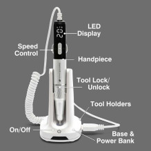 Rio NAES-TOP-EU / 1.0 Salon Pro Electric Nail File & Drill Rio NAES-TOP-EU / 1.0 Salon Pro Electric Nail File & Drill