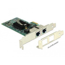 DELOCK 89944 PCIe plokštė 2x gigabito LAN tinklo adapteris DELOCK 89944 PCIe plokštė 2x gigabito LAN tinklo adapteris